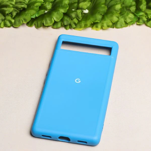 Sky blue Original Silicone case for Google Pixel 8a - Image 3