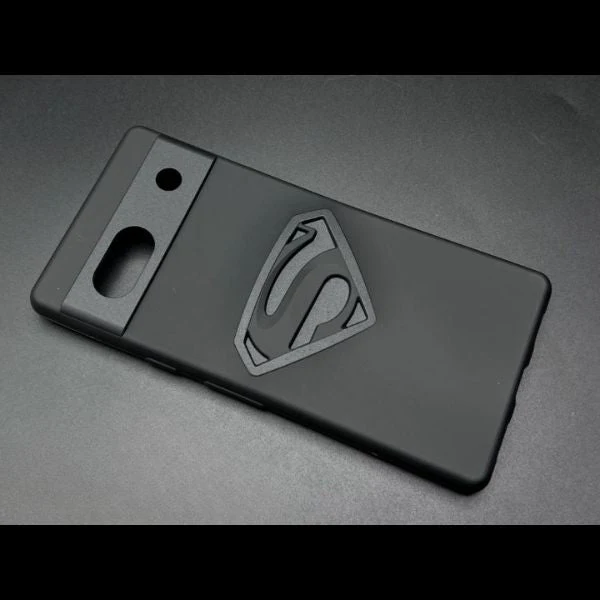 Superhero-S Engraved Silicone Case for Google Pixel 7A - Image 2