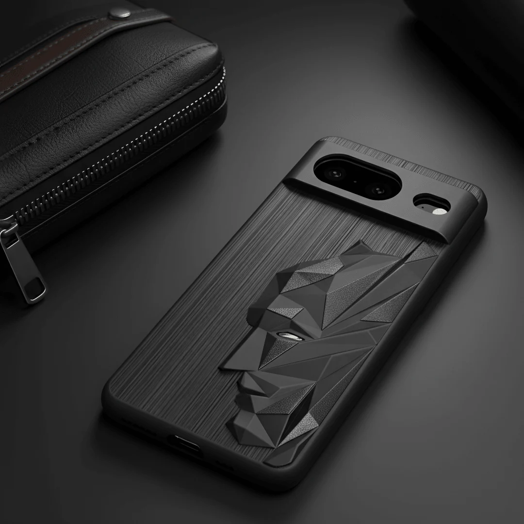 Superhero Engraved logo silicon Case for Google Pixel 8