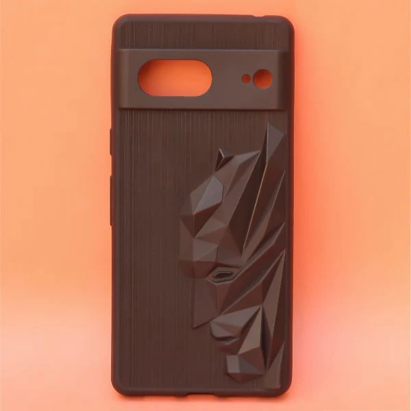 Superhero Engraved logo silicon Case for Google Pixel 8 - Image 2