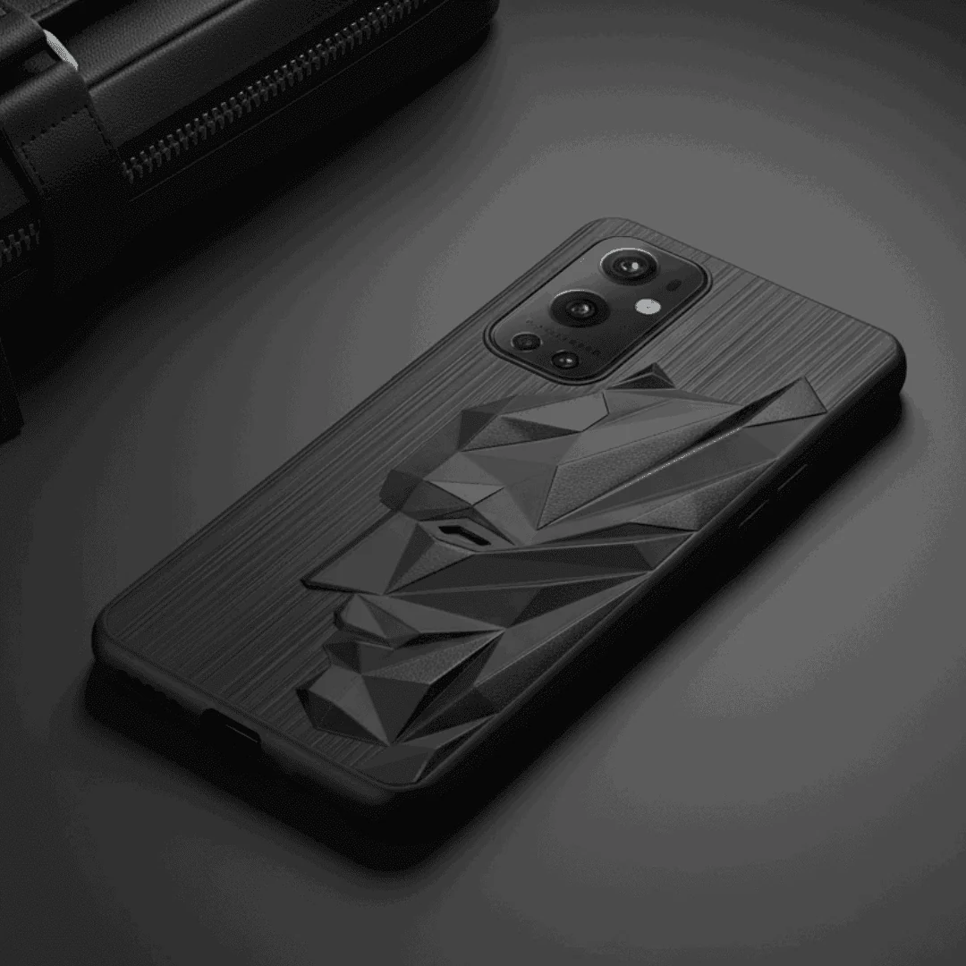 Superhero Engraved logo silicon Case for Oneplus 9 Pro