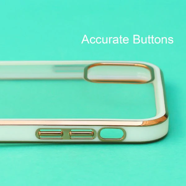 White Electroplated Transparent Case for Apple iphone 11 Pro - Image 5
