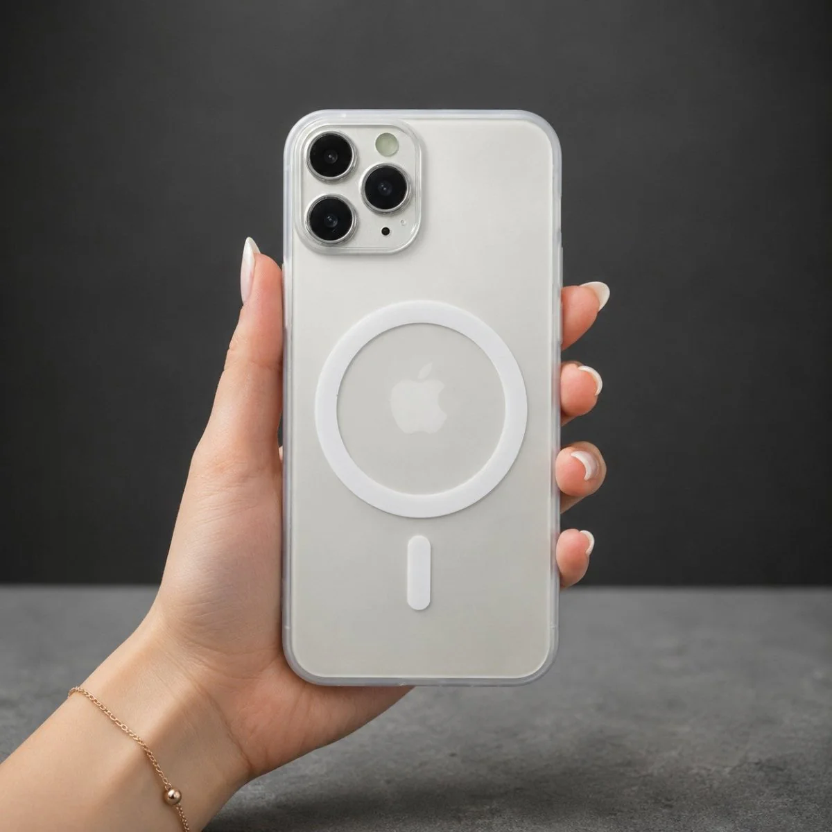 White Flexy Silicone Case for Apple Iphone 11 Pro - Image 2
