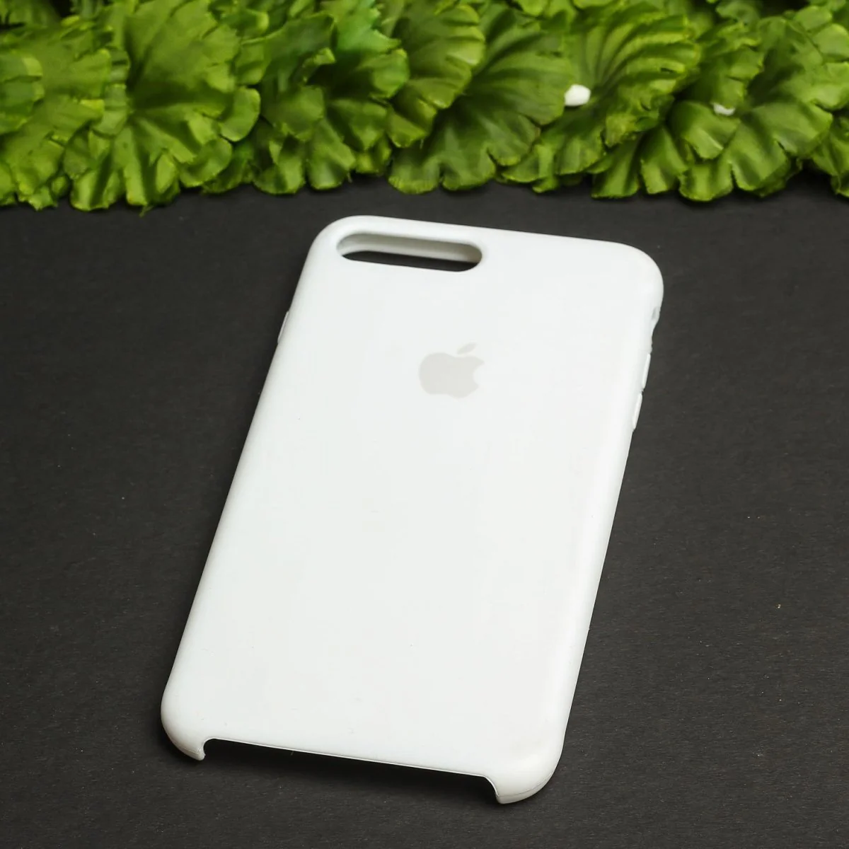 White Original Silicone case for Apple iphone 7 Plus - Image 2