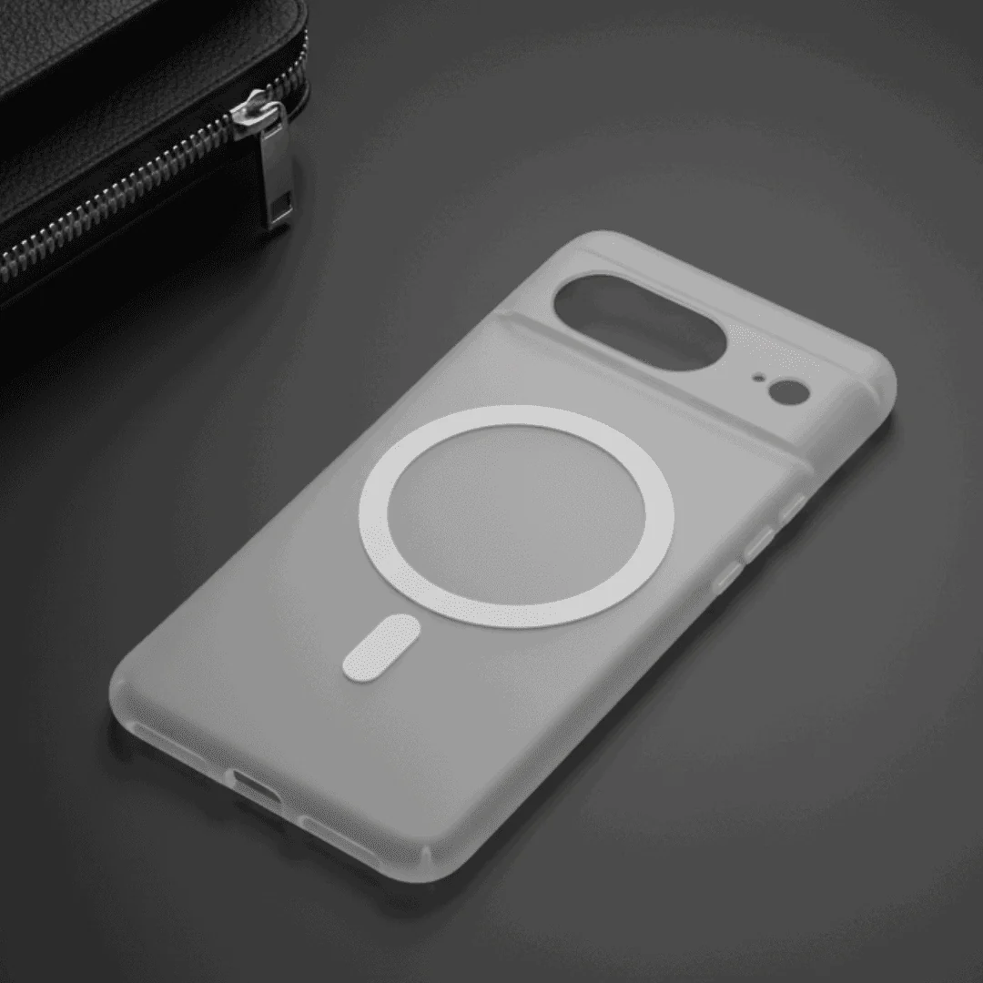 White Paper Matte Magsafe Case for Google Pixel 8