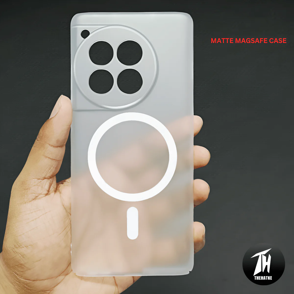 White Paper Matte Magsafe Case for Oneplus 12