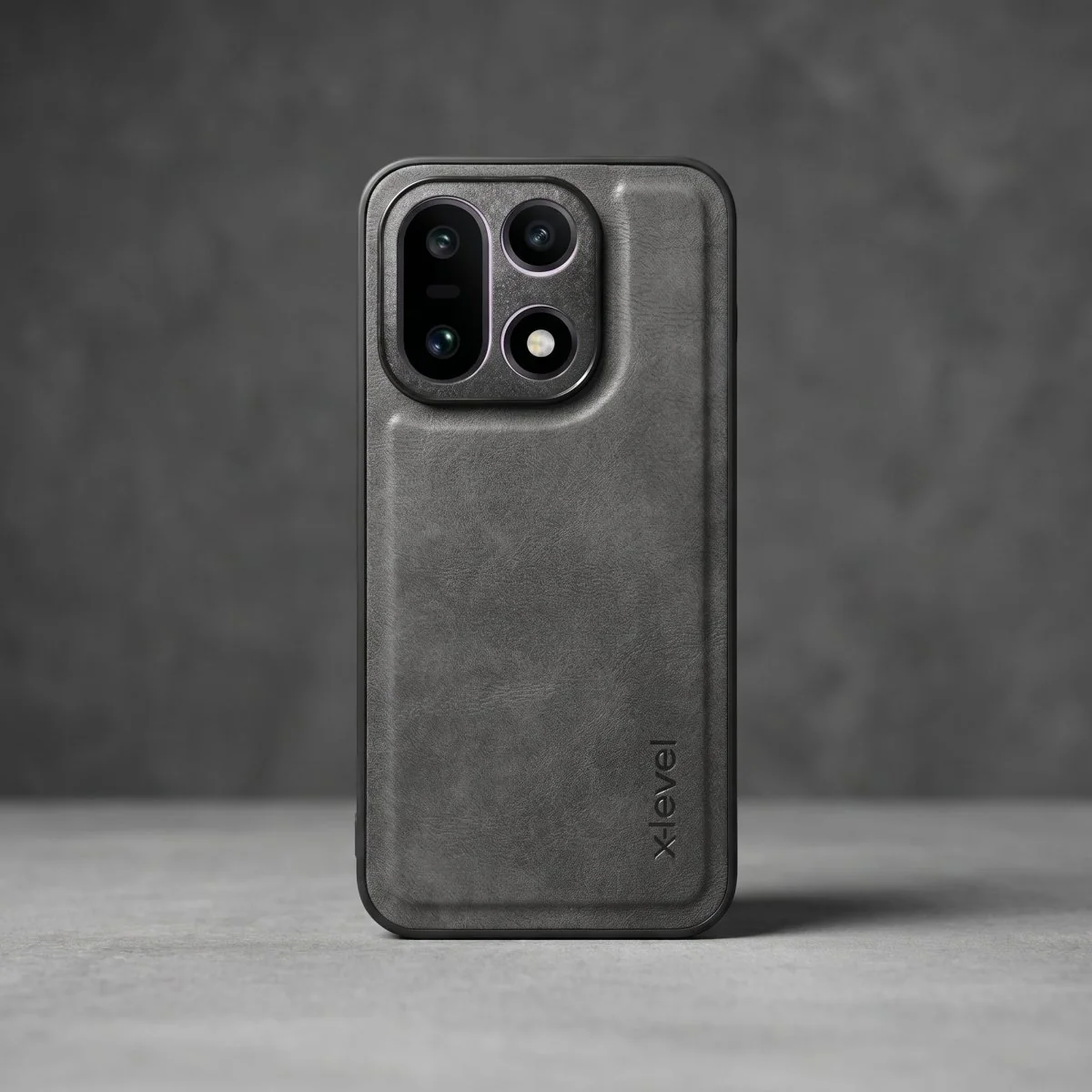 X-LEVEL Grey Leather Case for Oneplus 15 - Image 5